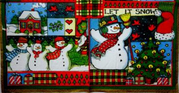 121 Snowman - 3-ply (red) - Ihr